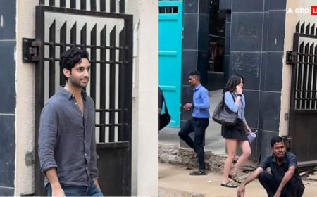 कैमरा देखते ही वापस भाग गई राजेश खन्ना की नातिन, करने जा रही हैं अमिताभ बच्चन के नाती अगस्त्य के साथ डेब्यू?