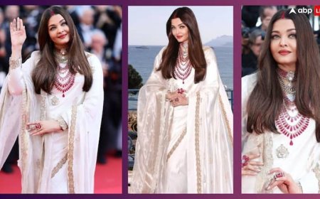 Cannes 2025: कान्स में ऐश्वर्या राय ने मांग में सिन्दूर किया फ्लॉन्ट, अभिषेक संग तलाक के रूमर्स कर दिए खत्म