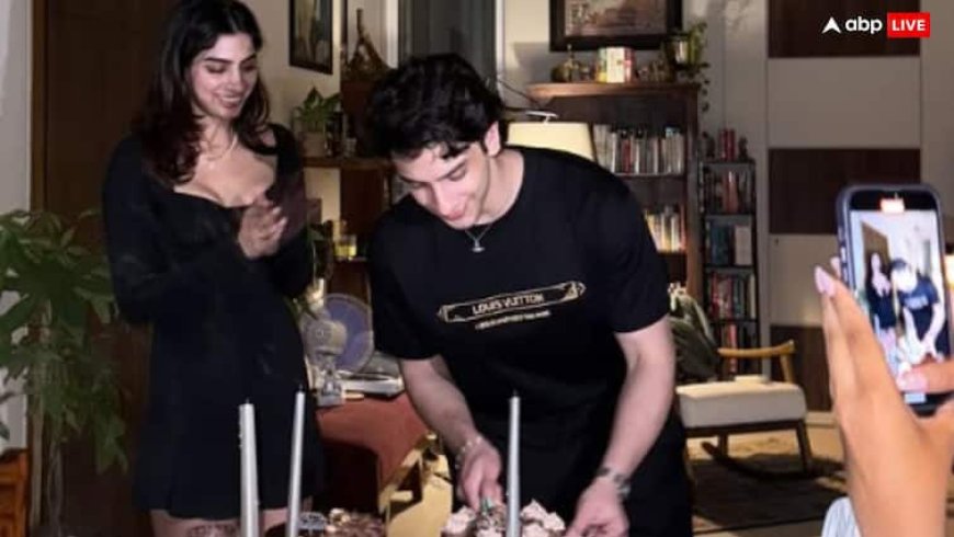 ब्लैक में ट्वीनिंग कर वेदांग रैना ने रूमर्ड गर्लफ्रेंड Khushi Kapoor संग सेलिब्रेट किया था अपना बर्थडे, Inside तस्वीर हुई वायरल