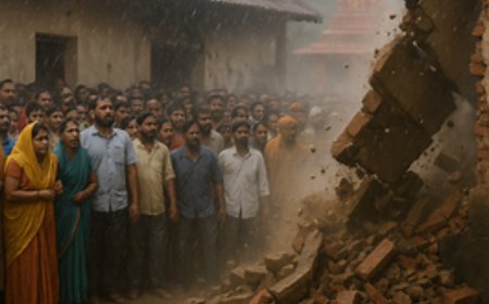 बागेश्वर धाम में फिर हादसा: धर्मशाला की दीवार ढही, एक श्रद्धालु की मौत, 11 घायल