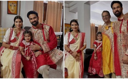 बेटी और एक्स पति राजीव सेन संग दुर्गा पूजा में शामिल हुईं चारू असोपा, फैंस बोले- 'अब अलग मत होना'